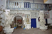 Cusco, San Blas quarter, the Mendivil shop with the traditional long necked angels